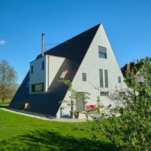 Seitenansicht A-Frame Haus